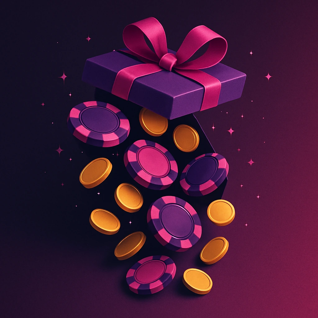 Welkomstbonus bij casino zonder CRUKS met chips en cadeau